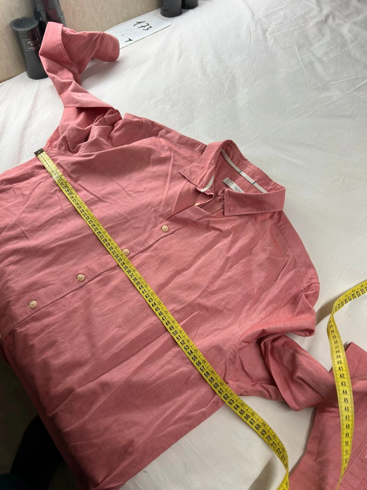 Camisa lisa rosa celio – photo 8